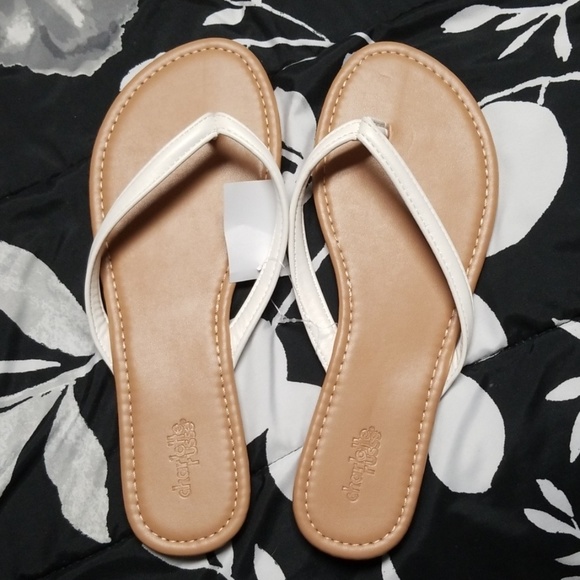 Charlotte Russe Shoes - Charlotte Russe Flip flops size 10